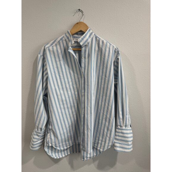 Frame oversized striped button up - Picture 1 of 4